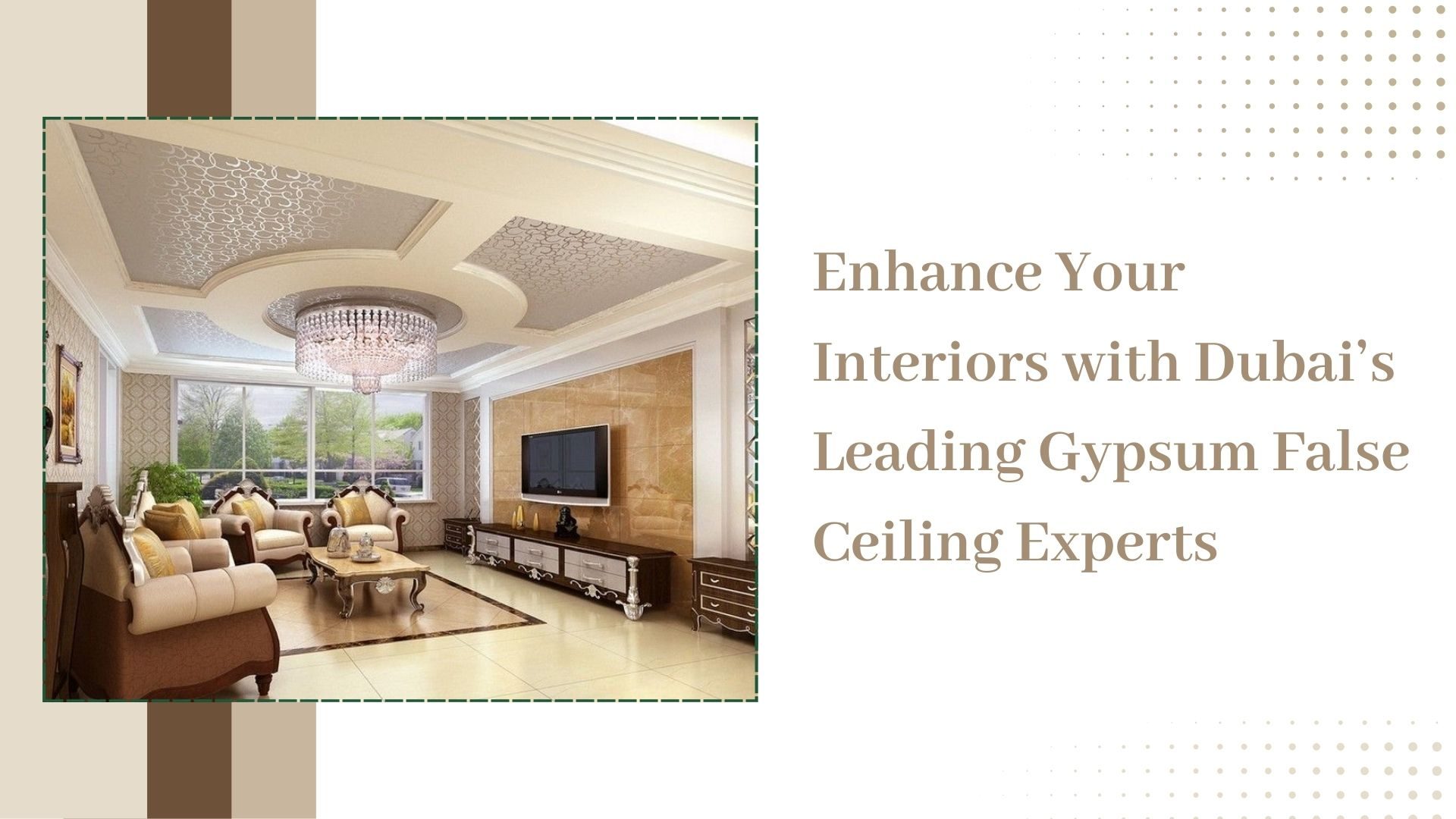 Gypsum False Ceiling services in Dubai