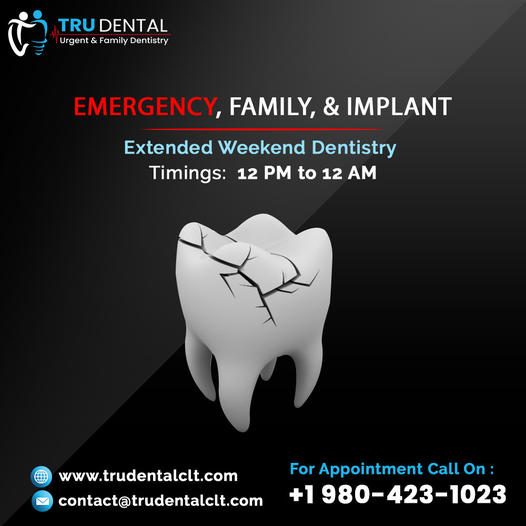 TRUDental is the extended weekend, emergency and family dentistry