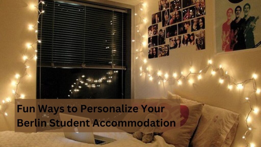 Decorated room for a student. 