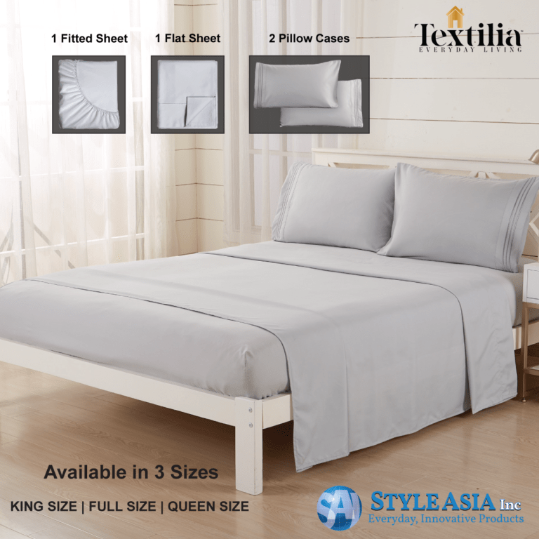 Textilia-Bedsheet-sets-gray-Style-Asia-Inc