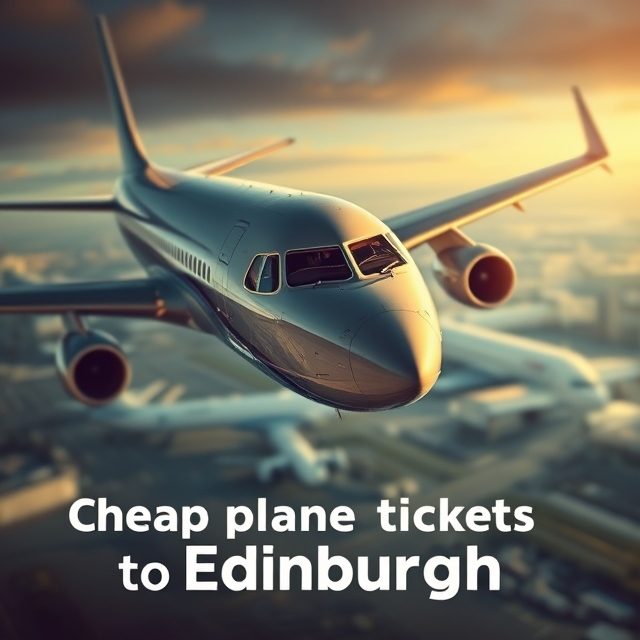 Affordable Flights with Accommodation and Car Rentals: Your Guide to Cheap Plane Tickets to Edinburgh